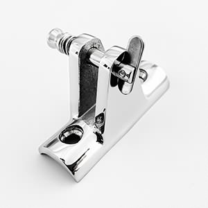 帶鎖片弧形山型座